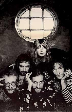 Fleetwood Mac circa Mystery To Me Band: Bob Welch, John McVie, Mick Fleetwood, Christine McVie and Bob Weston.
