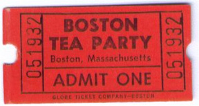 Boston Tea Party tix